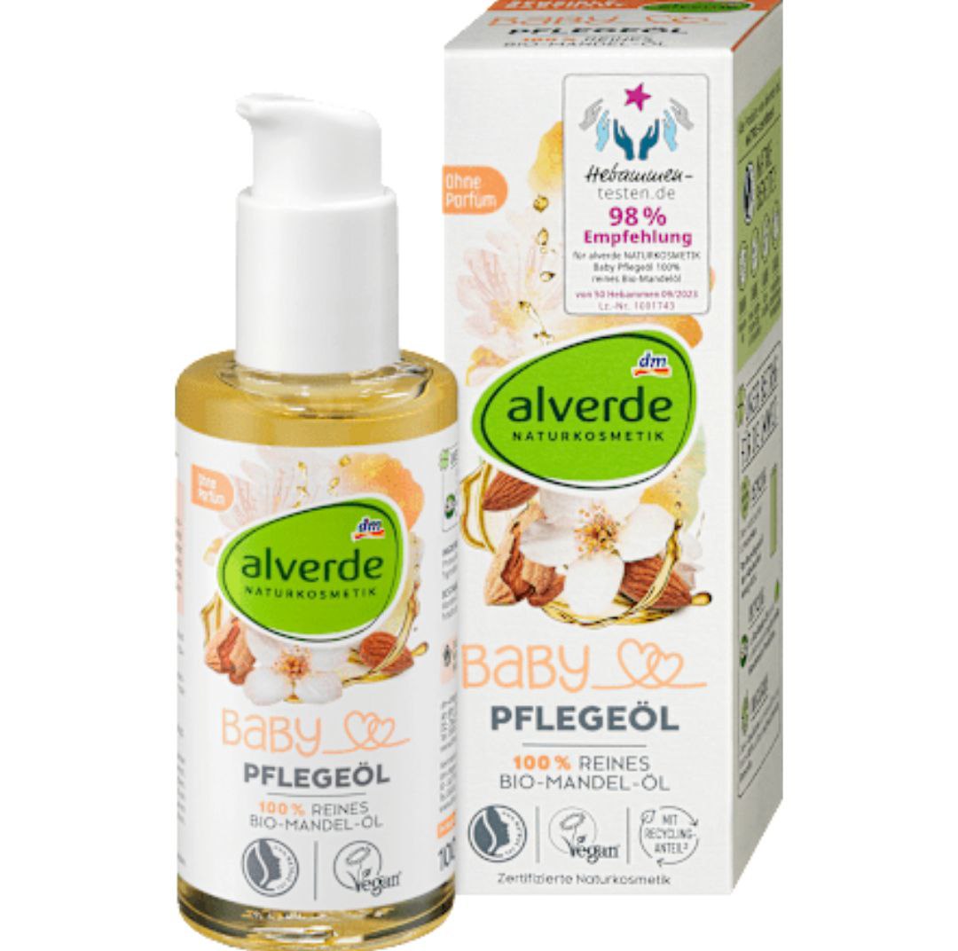 Alverde Baby oil 100% Pure Almond Oil