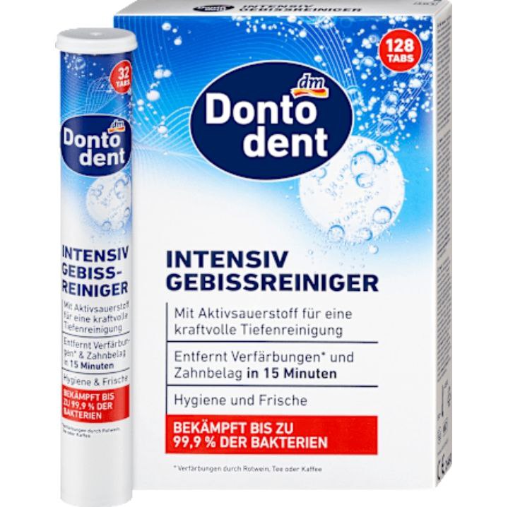 Dontodent Denture Cleaner Tabs Intensive, Value Pack