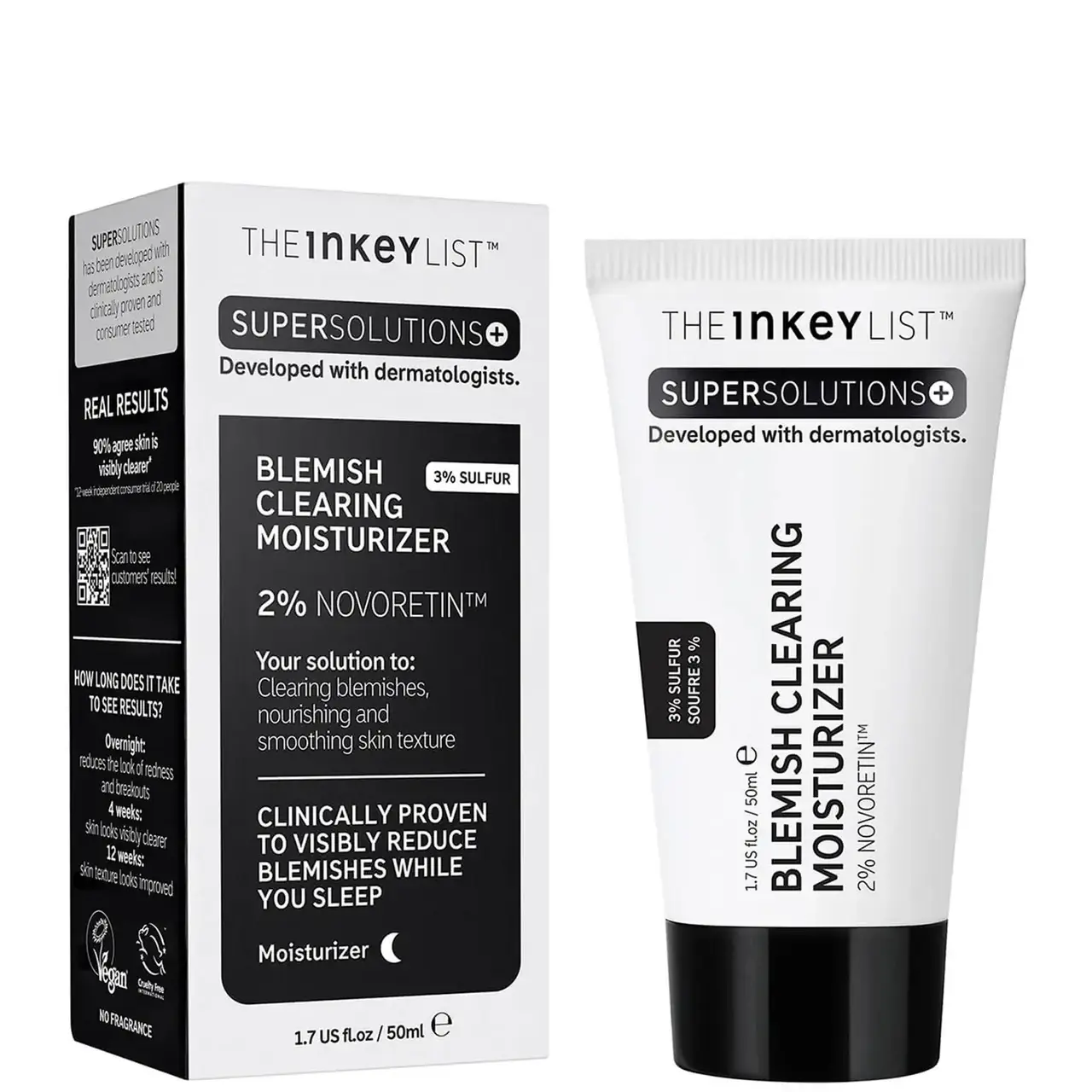 The INKEY List Blemish Clearing Moisturizer 2% NovoRetin