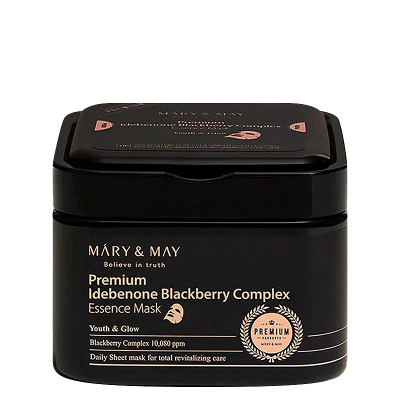 MARY & MAY Premium Idebenone Blackberry Complex Essence Mask